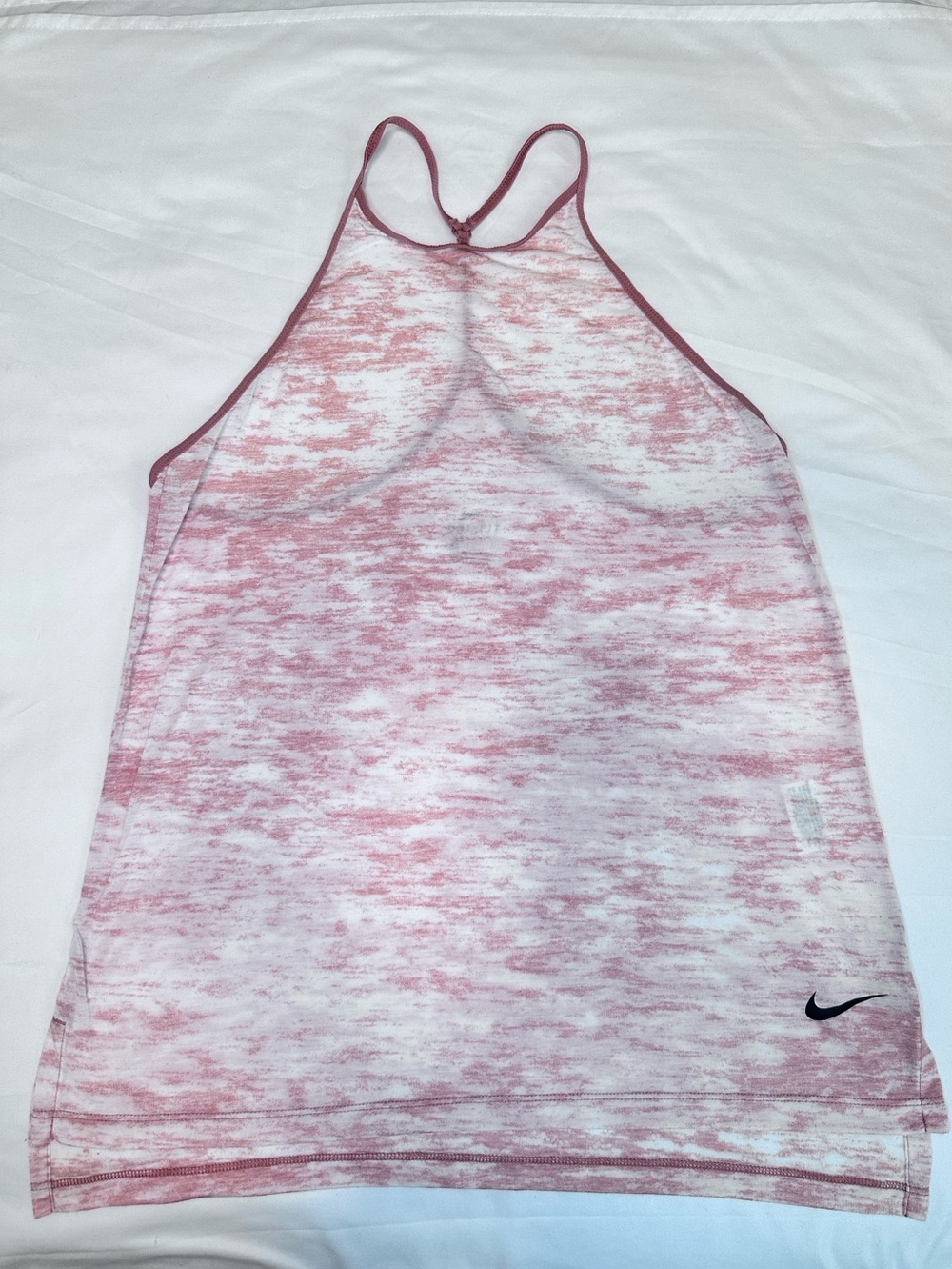 Nike Dri-FIT Women’s Racerback Tank Top – Pink Heathered – Size S